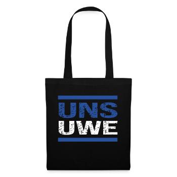 Uns Uwe - Sac en tissu - noir - Devant