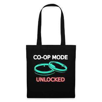 Mariage Mariage Femme Mari Multijoueur Coop - Sac en tissu - noir - Devant
