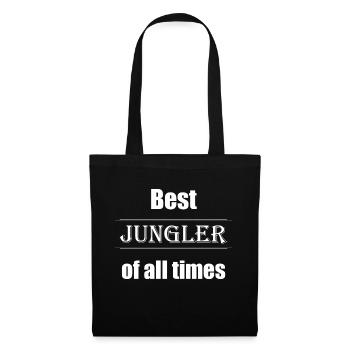 Gamers Outfit - Best Jungler of all times - Stoffbeutel - Schwarz - Vorne