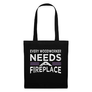hobbyists syndicat charpentier - Sac en tissu - noir - Devant