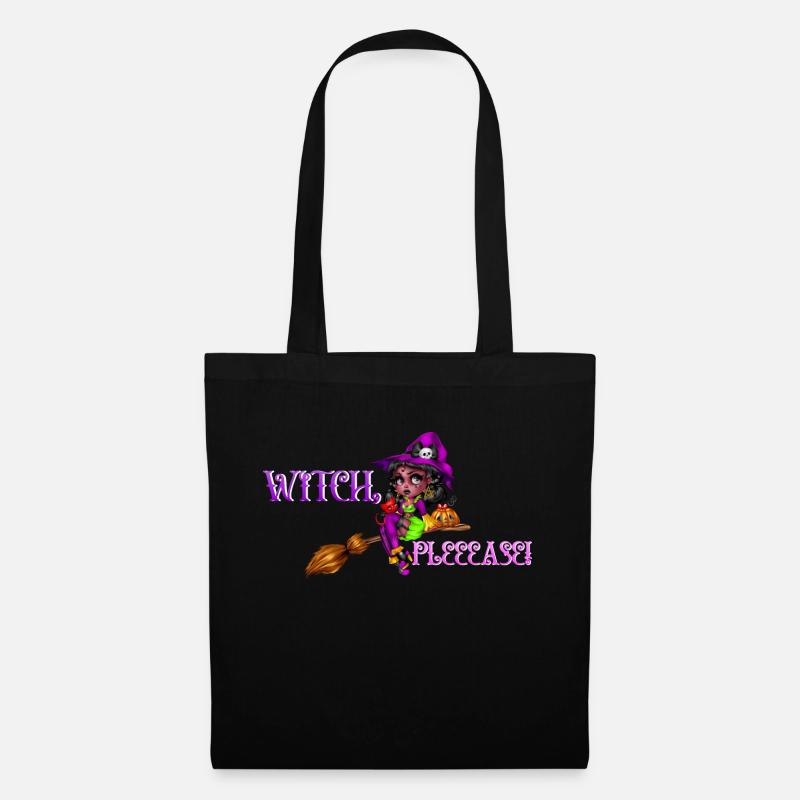 Witch, Please! Hexendesign der Extraklasse! - Stoffbeutel - Schwarz