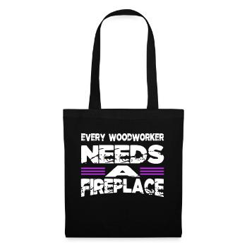 carpenter tshirts gift idea - Tote Bag - black - Front