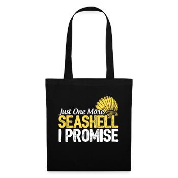 Just One More Seashell I Promise Scuba Diver Divin - Stoffbeutel - Schwarz - Vorne