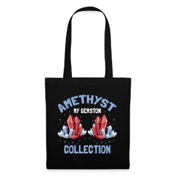 Gemstone collectors and gemstone research - Tote Bag - black - Front