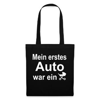 Auto - Stoffbeutel - Schwarz - Vorne