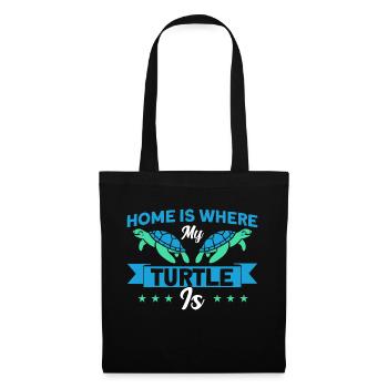 Sea turtle Turtle turtles Liebhab - Tote Bag - black - Front