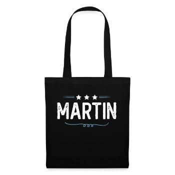 Martin - Sac en tissu - noir - Devant