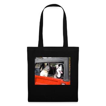 Cohen und Leica im CJ5 - Stoffbeutel - Schwarz - Vorne