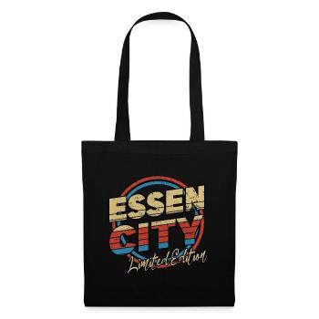 Essen Germany City Font 80s Style - Tote Bag - black - Front