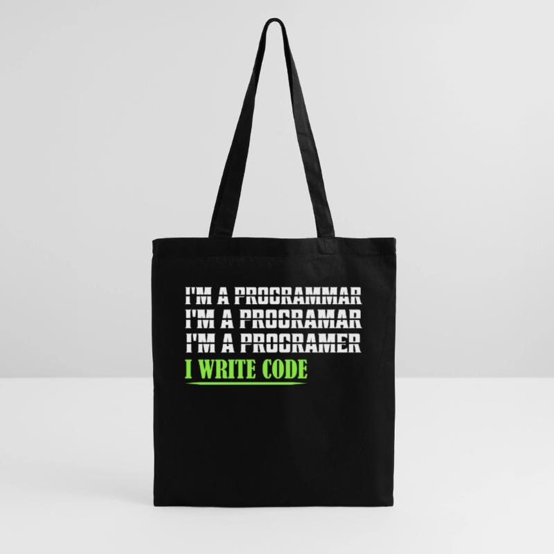I'm A Programmar ........ I Write Code Coding Soft Stoffbeutel