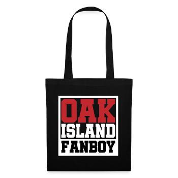 Oak Island Fanboy | Schatzsucher | Farben änderbar - Stoffbeutel - Schwarz - Vorne