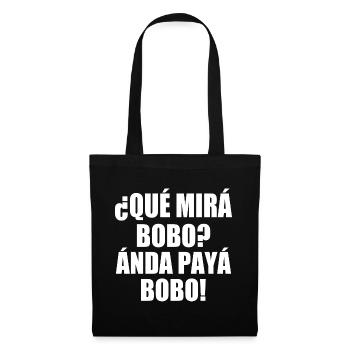que mira bobo - Sac en tissu - noir - Devant