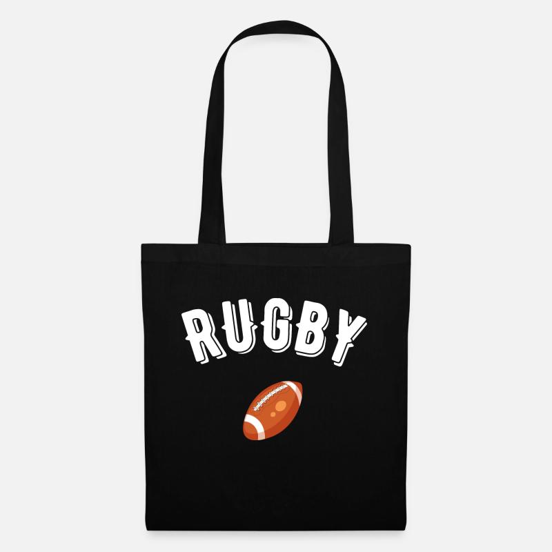 rugby - Sac en tissu - noir