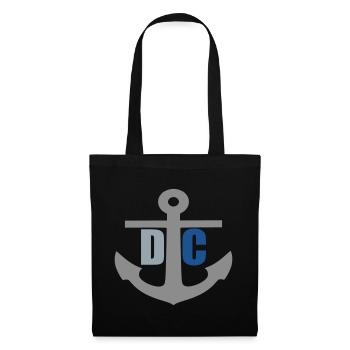 DarssCoast - Original Brand Anker Logo - Stoffbeutel - Schwarz - Vorne
