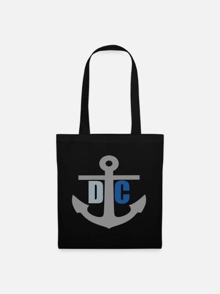 DarssCoast - Original Brand Anker Logo - Stoffbeutel - Schwarz