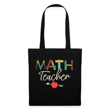 Math Teacher Student School Education - Tote Bag - black - Front