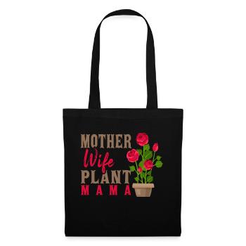 Garten Motiv Gärtner & Gärtnerin Spruch - Stoffbeutel - Schwarz - Vorne