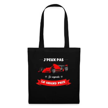 J'peux pas j'ai grand prix - Sac en tissu - noir - Devant
