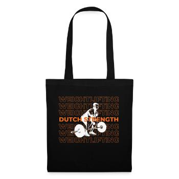 Dutch Strength Gewichtheben - Stoffbeutel - Schwarz - Vorne