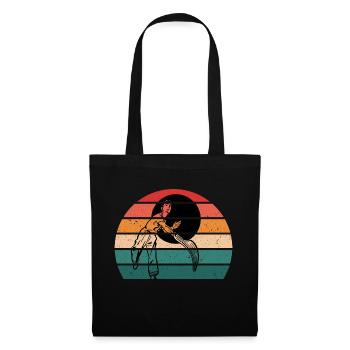 Basque pelota | Vintage retro Basque pelota - Tote Bag - black - Front
