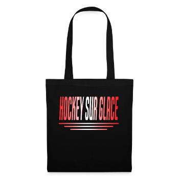 HOCKEY SUR GLACE HOCKEYEUR CADEAU SPORT SUISSE - Sac en tissu - noir - Devant