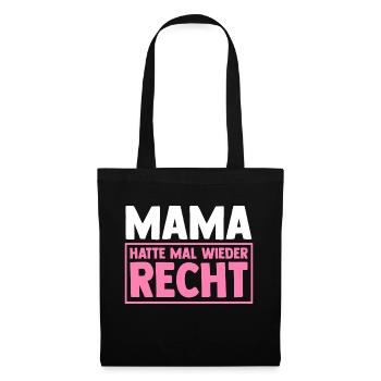 Mutter Muttertag Mama - Stoffbeutel - Schwarz - Vorne