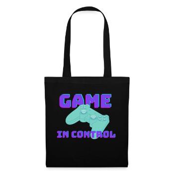 GAME in Control - Tote Bag - black - Front