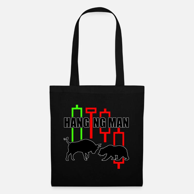 Trading Shirt Hanging Man R6Z - Stoffbeutel - Schwarz