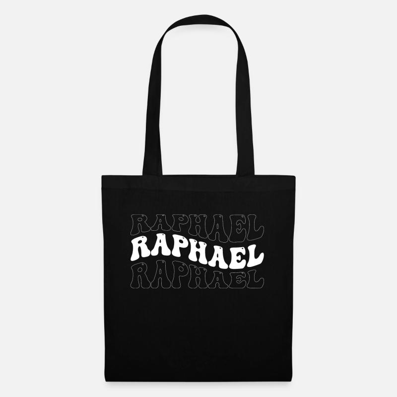 Lustige Raphael Groovy 4 Männer Frauen Coole Raphael Krawatte - Stoffbeutel - Schwarz