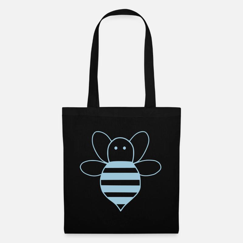 Bee Kind - Unterstütze die Bienen - Stoffbeutel - Schwarz