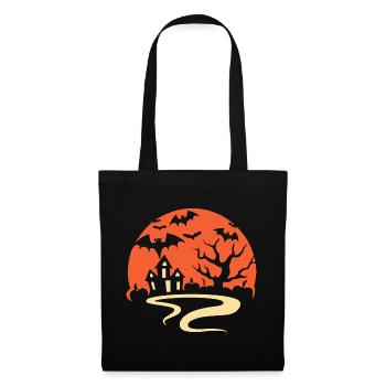 Spooky Halloween Night - Tote Bag - black - Front