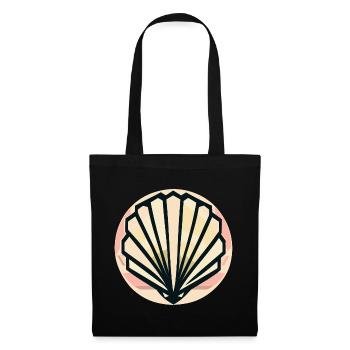 Coquillage - Sac en tissu - noir - Devant