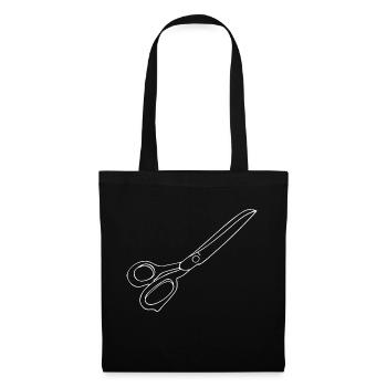 Ciseaux Schneider fait à la main - Sac en tissu - noir - Devant
