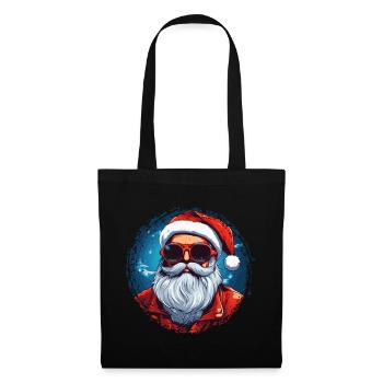 Frohe Weihnachten - Stoffbeutel - Schwarz - Vorne
