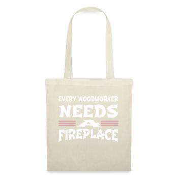 Bday Funny Carpenter Woodworking - Tote Bag - nature - Front
