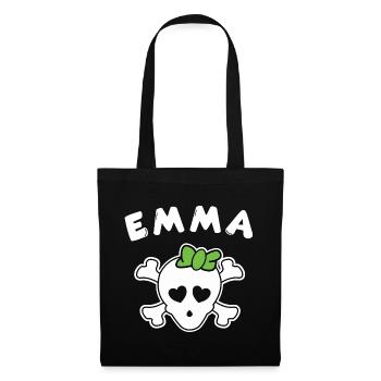 Pirate Emma Design for Girls and Women - Tote Bag - black - Front