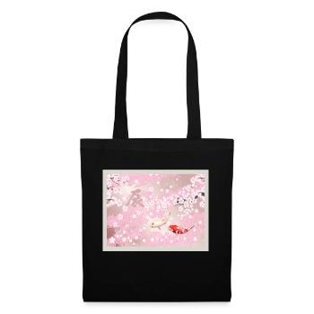Koi Harmony: A New Year Bloom 2024 Koi - Tote Bag - black - Front