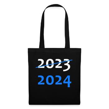 Bonne Année 2023 2024 - Sac en tissu - noir - Devant