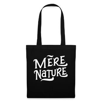 Mère nature - Sac en tissu - noir - Devant