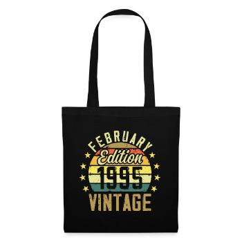 Anniversaire 29 ans - Cadeau Février 1995 - 29e - Sac en tissu - noir - Devant