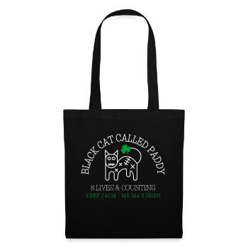 St. Patrick's Day - Black Cat Paddy's Irish Ma - Tote Bag - black - Front