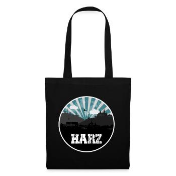 Résine bleu heure Skyline - Sac en tissu - noir - Devant