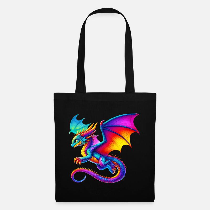 Dragon - Sac en tissu - noir