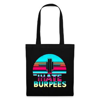 Je déteste les burpees 9 - Sac en tissu - noir - Devant