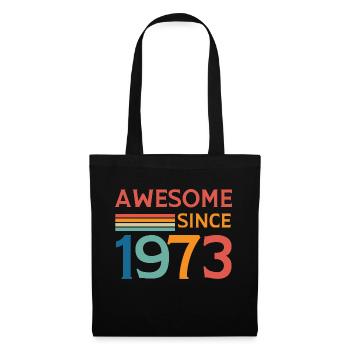 Awesome since 1973 - Sac en tissu - noir - Devant