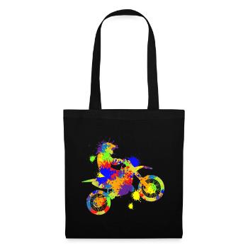 Motocross Enduro Supermoto Bike Dirt Biker Garçons - Sac en tissu - noir - Devant