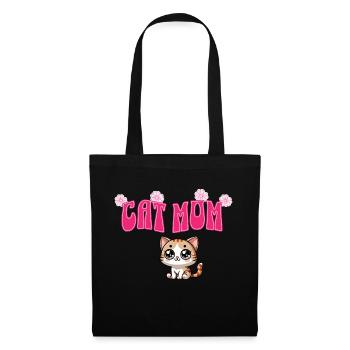 Cats Mom - Tote Bag - black - Front