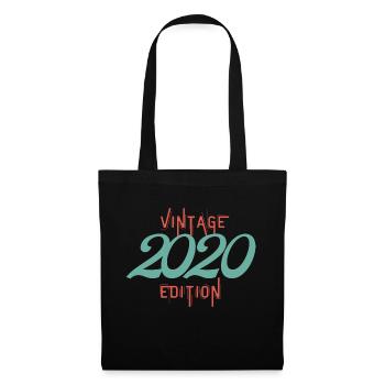 Jahrgang 2020 Ausgabe - Stoffbeutel - Schwarz - Vorne
