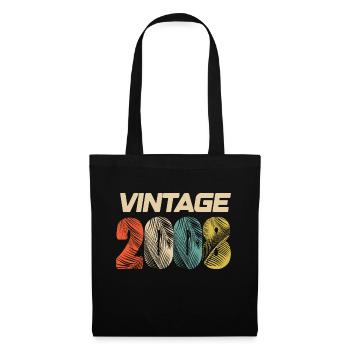 Vintage 2008 Retro - Best Seller - Tote Bag - black - Front