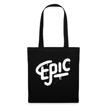 Spray Graffiti Épique - Sac en tissu - noir - Devant